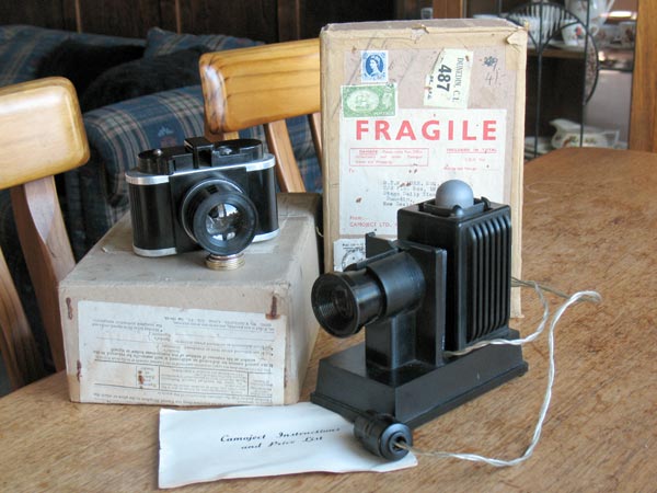 Camoject 35mm camera & projector set