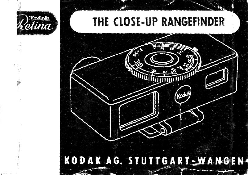 Kodak Retina Close-up rangefinder instructions