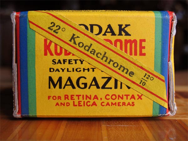 kodachrome film packaging